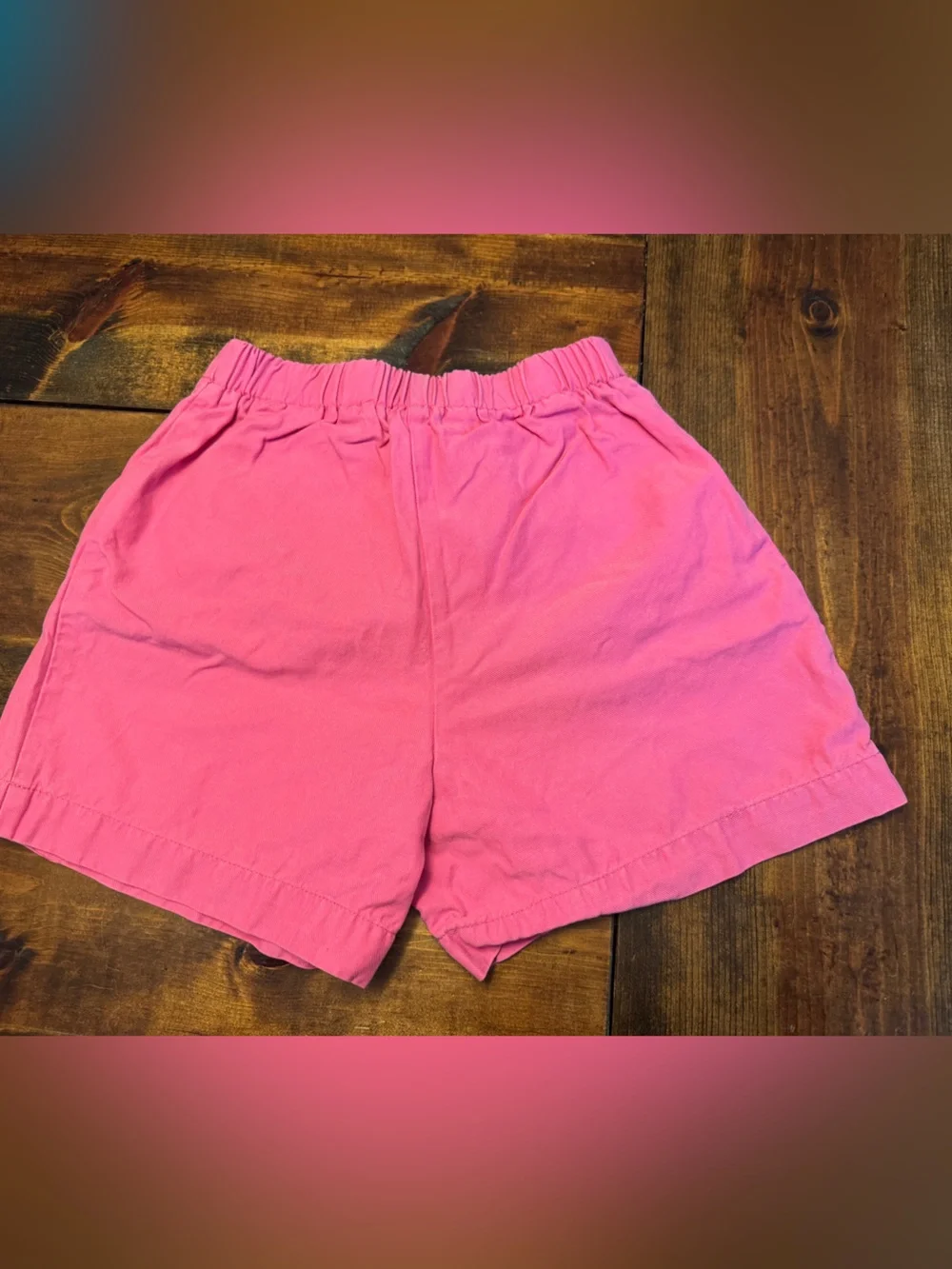 Zara Bright Pink Drawstring Shorts
